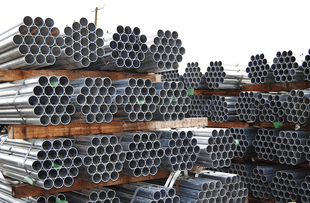 Galvanised Tubes Blue Steel